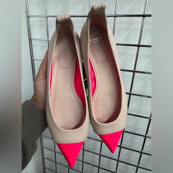 Givenchy Ballet Flats cream and pink women’s size 37.5 - Picture 8 of 11